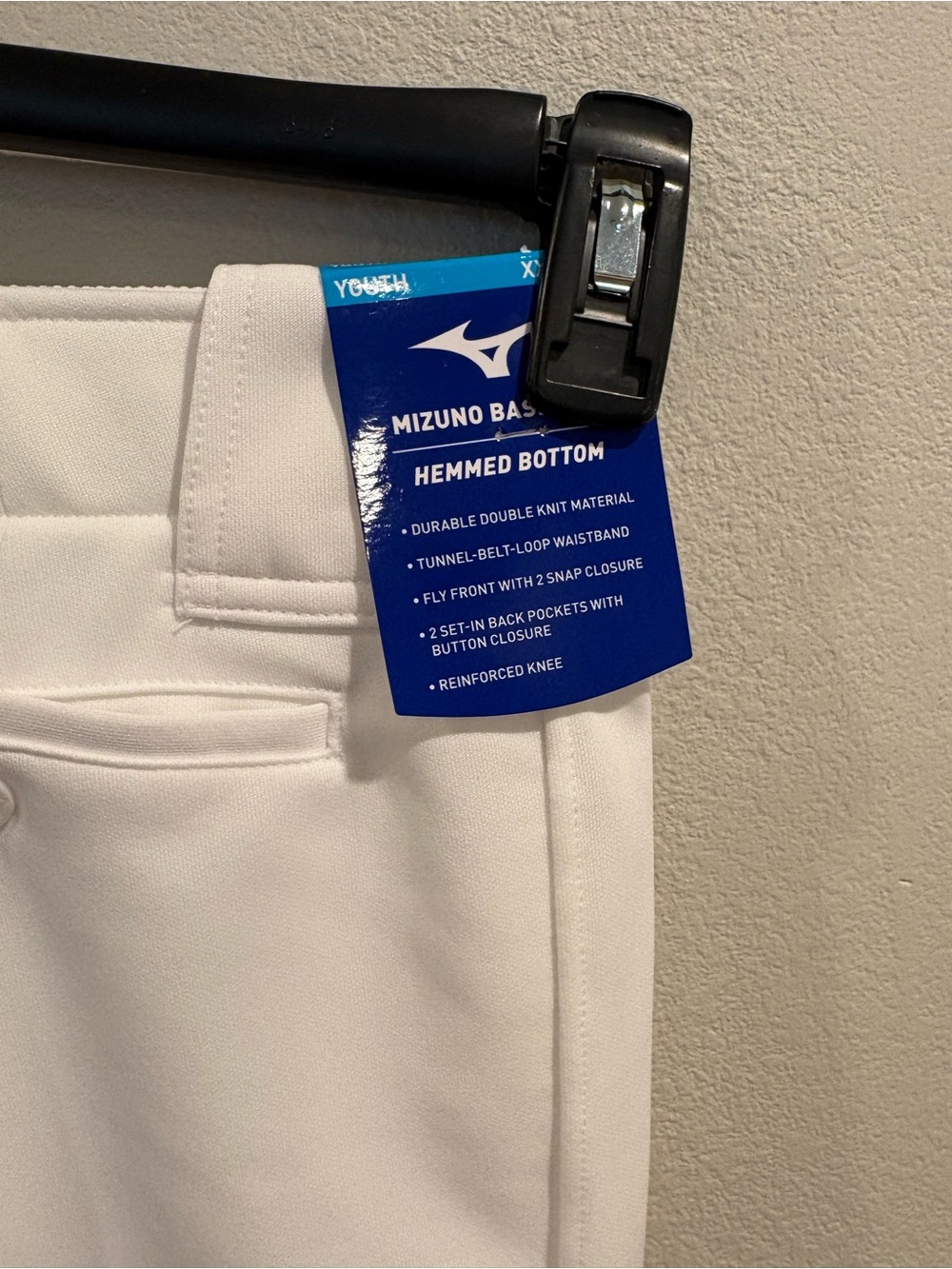Mizuno Youth Premier Pro Baseball Pant G2 Youth Size XXL NWT White 30x30 - Picture 5 of 13